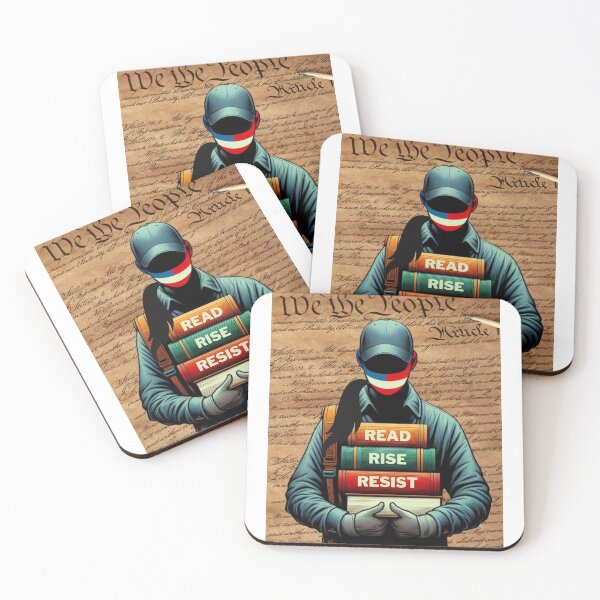 Item preview, Read Rise Resist We The People Are The Resistance designed and sold by LivingRoomZoo.