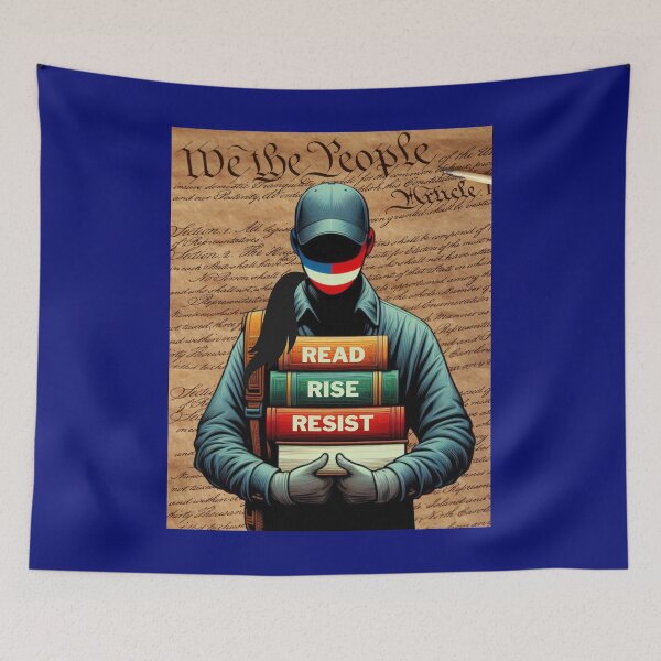Item preview, Read Rise Resist We The People Are The Resistance designed and sold by LivingRoomZoo.
