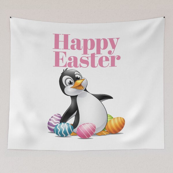 Item preview, Happy Easter Penguin designed and sold by Angry Swan Designs.