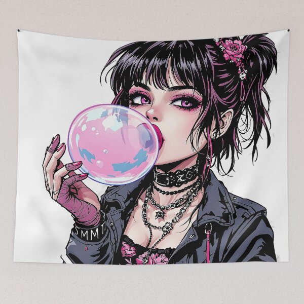 Item preview, punk girl designed and sold by rajdigitalarts.