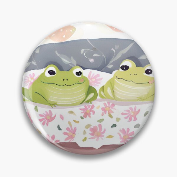 Item preview, Cute Watercolor Frogs - Sleeping Froggies - Froggie Sleepover designed and sold by FarmOfCuties.
