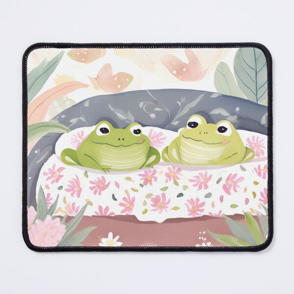 Item preview, Cute Watercolor Frogs - Sleeping Froggies - Froggie Sleepover designed and sold by FarmOfCuties.
