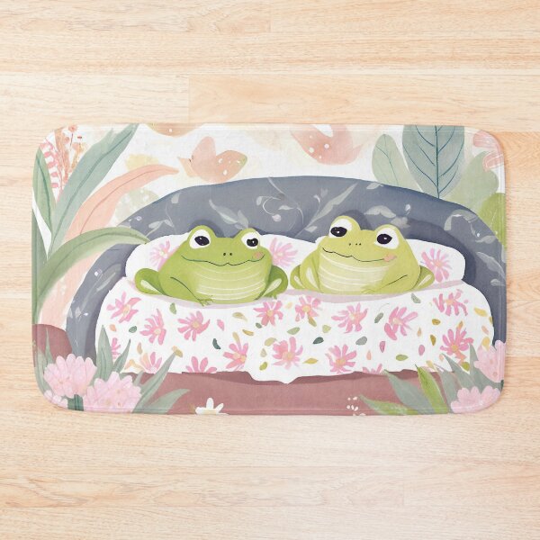 Item preview, Cute Watercolor Frogs - Sleeping Froggies - Froggie Sleepover designed and sold by FarmOfCuties.