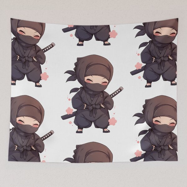Item preview, Kawaii Chibi Japanese Ninja designed and sold by bapupa.