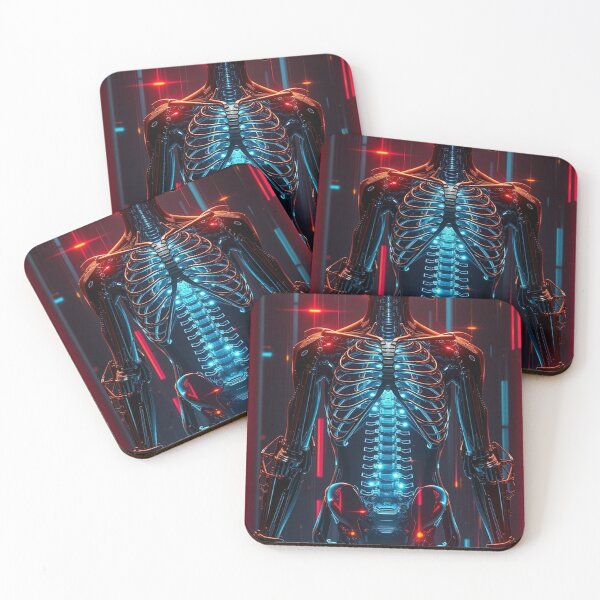 Item preview, Cyberpunk Mechanical Anatomy Futuristic Sci-Fi Art designed and sold by FancyZone.