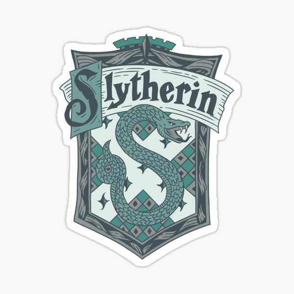 Item preview, Slytherin crest designed and sold by sundayouthlines.