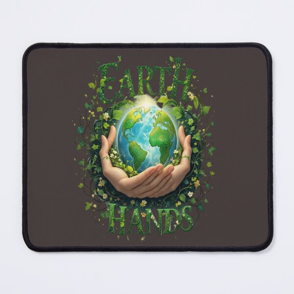 Item preview, EARTH IN OUR HANDS – Hands Holding a Mini Planet  Premium Cool Trendy Best Gift designed and sold by Imaginarium of Chaos falcon88 .