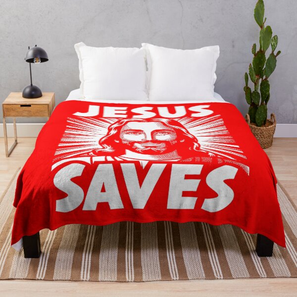 Artikelvorschau, Jesus rettet entworfen und verkauft von plushism.