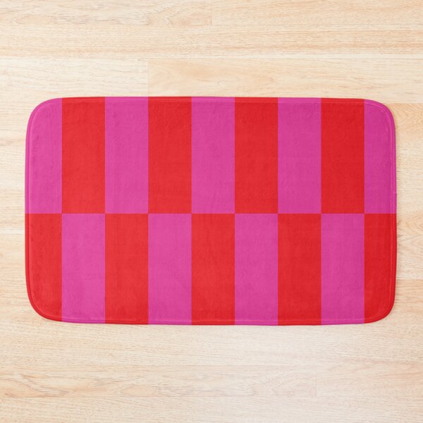 Item preview, Bold Vivid Shifted Stripes in Red and Pink designed and sold by Deutschic.