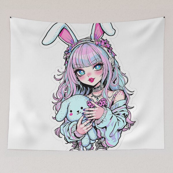 Item preview, punk girl designed and sold by rajdigitalarts.