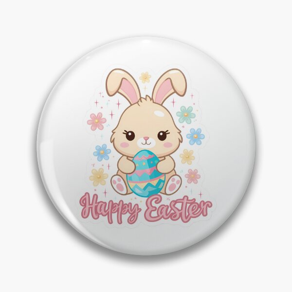 Item preview, Happy Easter Cute Bunny Sticker designed and sold by Nuist25.