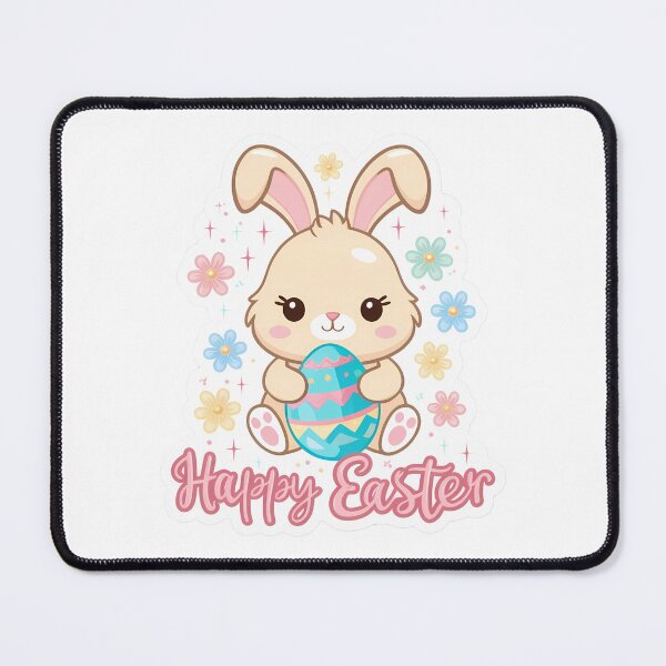 Item preview, Happy Easter Cute Bunny Sticker designed and sold by Nuist25.