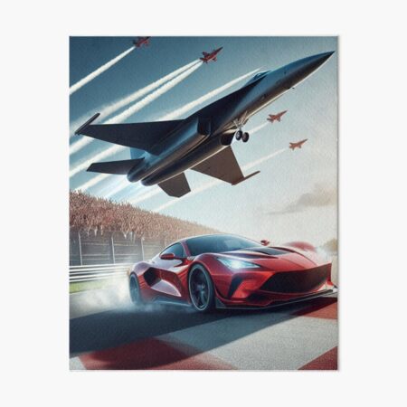 Aperçu de l'œuvre Voiture contre jet créée et vendue par Every Knee.