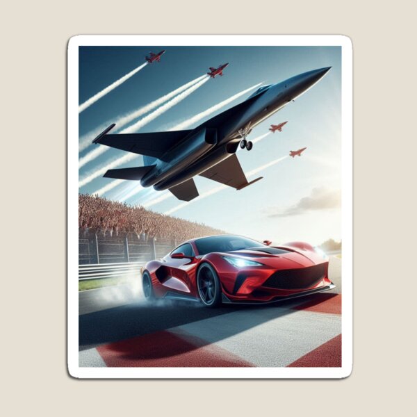 Vista previa del artículo con la obra «Coches vs aviones», diseñado y vendido por Every Knee.