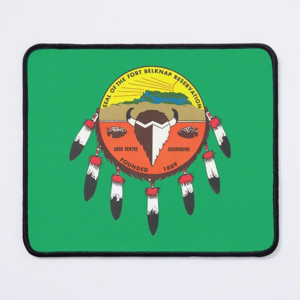 Item preview, Flag of the Fort Belknap Indian Community USA designed and sold by Beluga Cat.