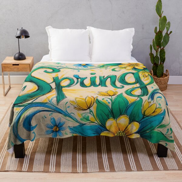 Item preview, Spring Floral Typography designed and sold by Moss and Moon Studio.