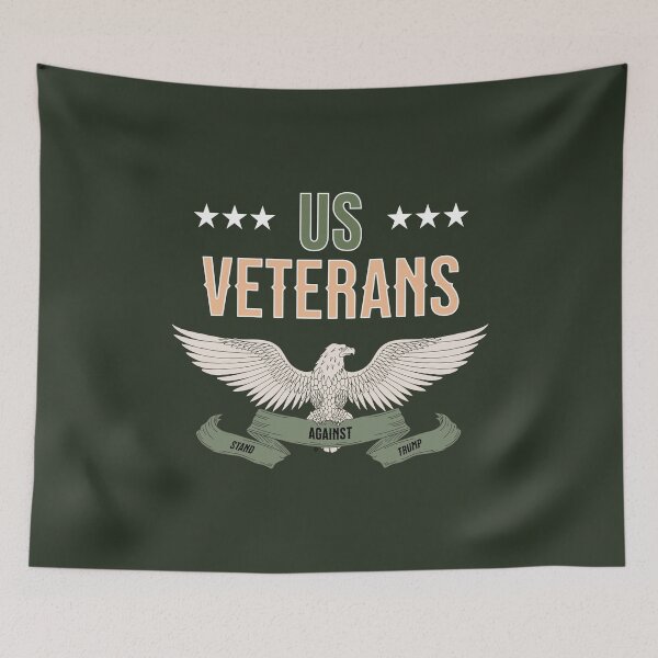 Item preview, US Veterans Stand Against Trump designed and sold by LegendaryDesigns.