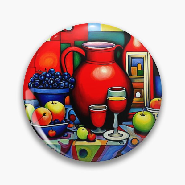 Item preview, Red Jug with Apples 2 designed and sold by George Hutton Hunter.