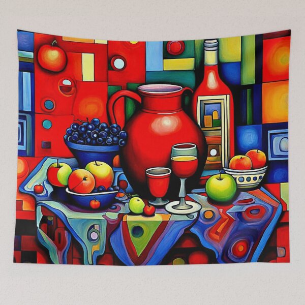 Item preview, Red Jug with Apples 2 designed and sold by George Hutton Hunter.