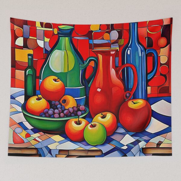Item preview, Red Jug with Apples 3 designed and sold by George Hutton Hunter.