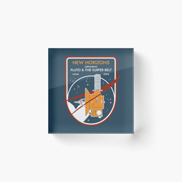 Item preview, New Horizons Space Probe (Exploring Pluto and the Kuiper Belt) NASA 2006 Commemorative Badge designed and sold by BGALAXY.