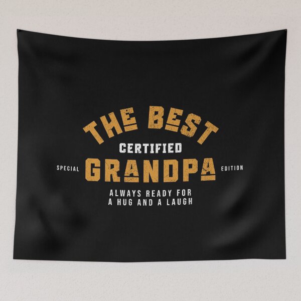 Item preview, THE BEST GRANDPA. Always Ready for a Hug and a Laugh, Unique designed and sold by villacreativa.