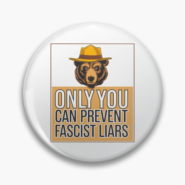 Item preview, Only You Can Prevent Fascist Liars designed and sold by Angry Swan Designs.