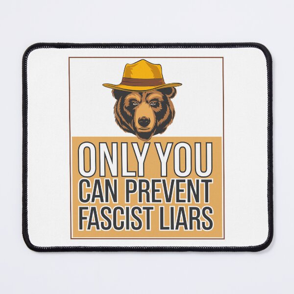 Item preview, Only You Can Prevent Fascist Liars designed and sold by Angry Swan Designs.