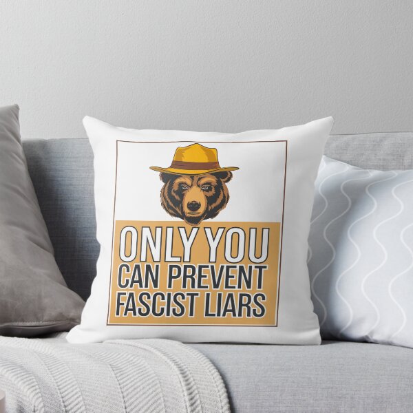 Item preview, Only You Can Prevent Fascist Liars designed and sold by Angry Swan Designs.