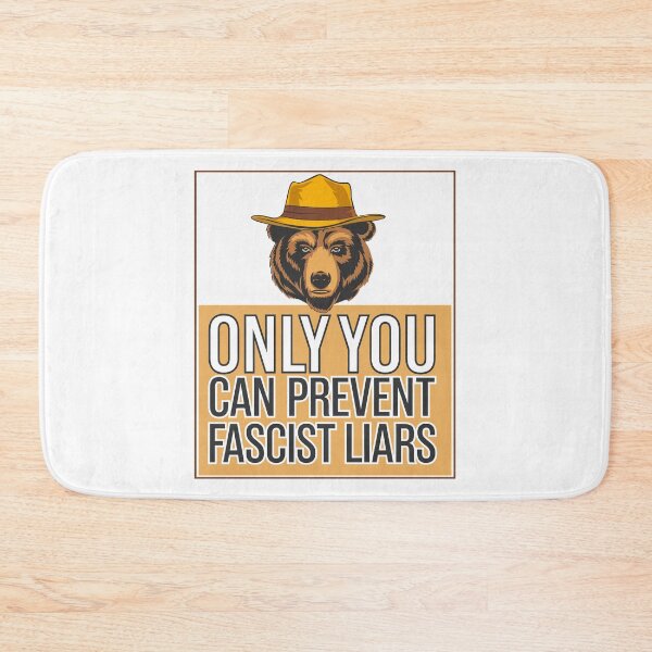 Item preview, Only You Can Prevent Fascist Liars designed and sold by Angry Swan Designs.