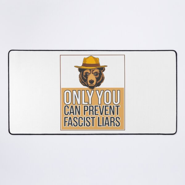 Item preview, Only You Can Prevent Fascist Liars designed and sold by Angry Swan Designs.