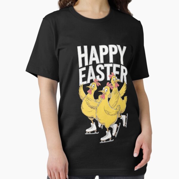 Item preview,  T-shirt for Easter- THREE CHICKENS RIDING ON FIGURE SKATING designed and sold by Gadget80.