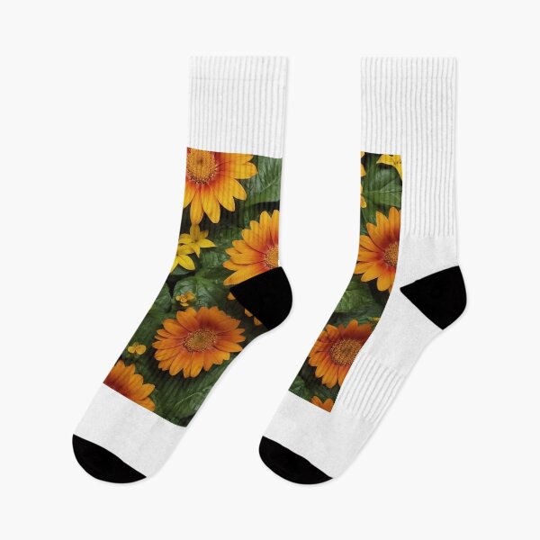 Item preview,  Vibrant Orange Daisies and Yellow Accents designed and sold by vedadc.
