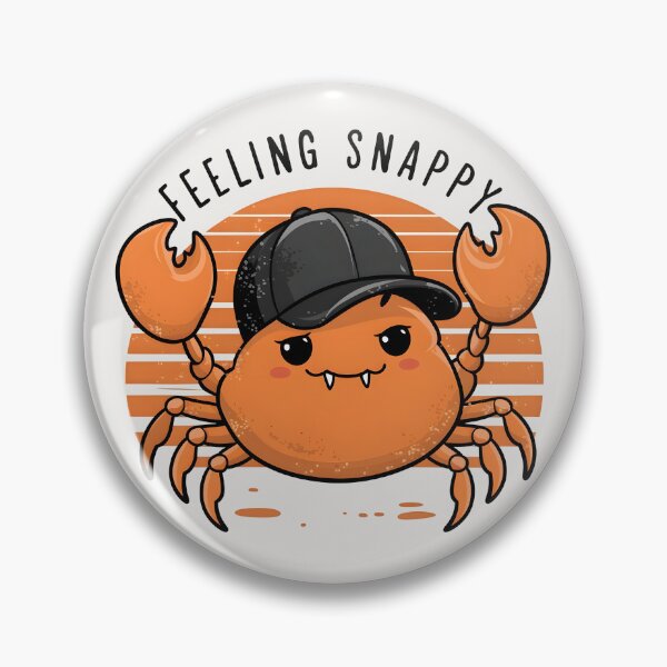 Item preview, Feeling Snappy – Funny Crab Pun Design designed and sold by Jollys-ArtShop.