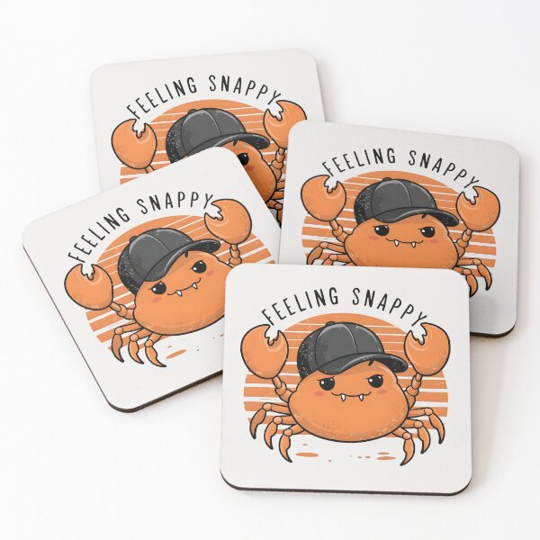 Item preview, Feeling Snappy – Funny Crab Pun Design designed and sold by Jollys-ArtShop.