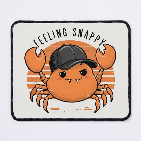 Item preview, Feeling Snappy – Funny Crab Pun Design designed and sold by Jollys-ArtShop.