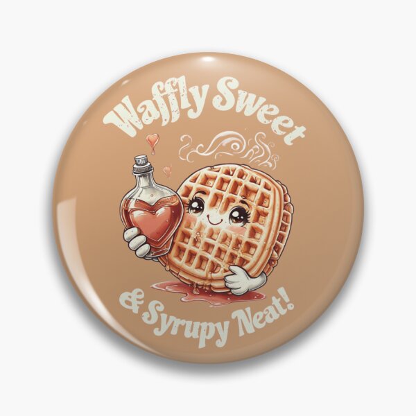 Item preview,  Waffle Cuteness Overload – Sweet & Syrupy Breakfast T-Shirt designed and sold by TeesByOquad.