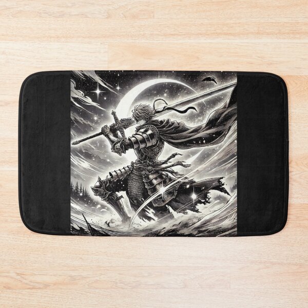 Item preview, Manga Knight -  Epic Fantasy Warrior Art - Heroic Fantasy designed and sold by La bottega del tempo.