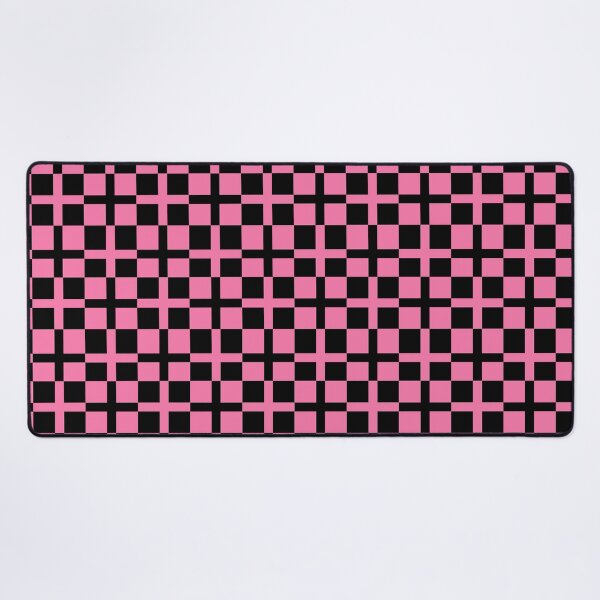 Item preview, Pink Black Cross Check Stripes Pattern designed and sold by PatternTitan.