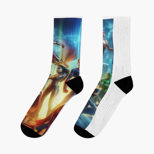 Item preview, Super hero line up designed and sold by Every Knee.