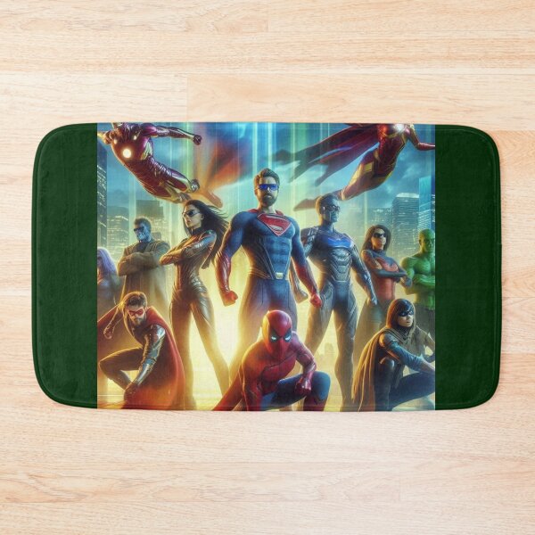 Item preview, Super hero line up designed and sold by Every Knee.