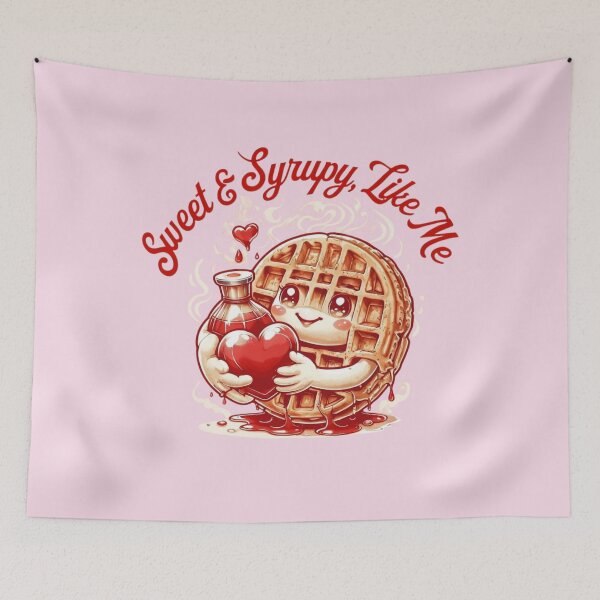 Item preview, Waffle Love – Sweet & Syrupy Breakfast Fun T-Shirt designed and sold by TeesByOquad.