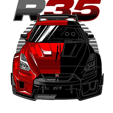 Artwork thumbnail, Nissan GT-R - R35 by Not Hugo
