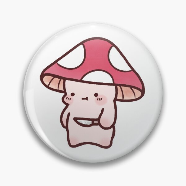 Item preview, Cute Mushroom With Knife Meme Sticker designed and sold by Yumeni.