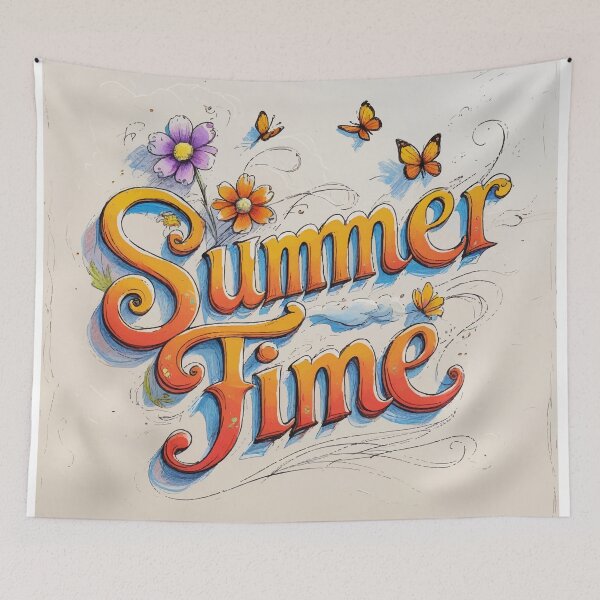 Item preview, Summertime Splash – Colorful Hand-Lettering designed and sold by Moss and Moon Studio.
