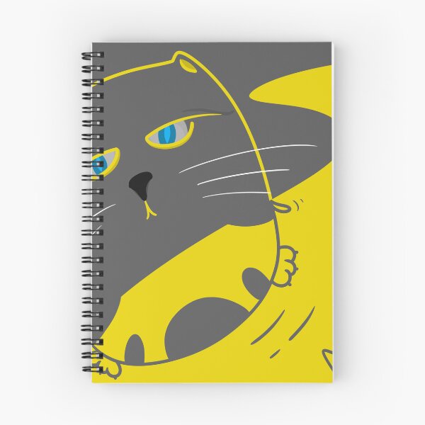 Item preview, Cat on gray yellow background designed and sold by MaeMaeArtwork.