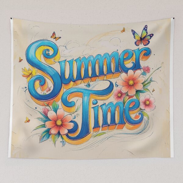 Item preview, Retro Sunset Summertime Typography designed and sold by Moss and Moon Studio.