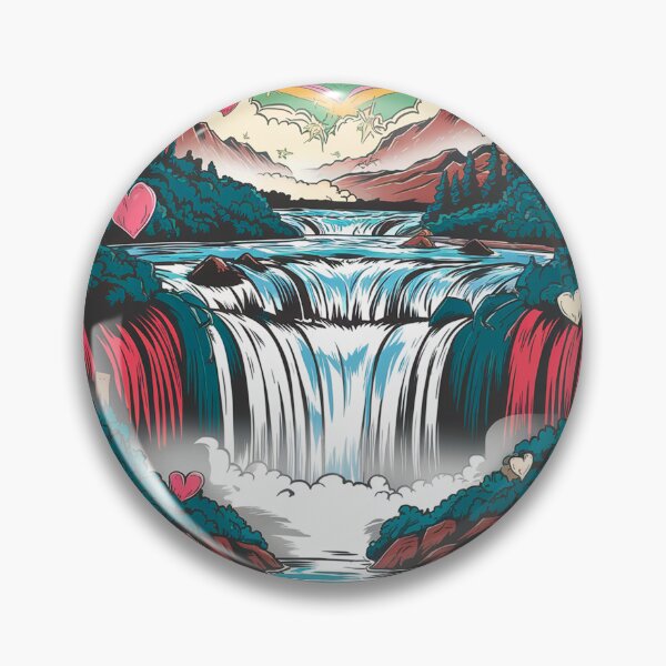 Item preview, Waterfall psychedelic. designed and sold by Lilashakti ⭐️ ⭐️ ⭐️ ⭐️ ⭐️.
