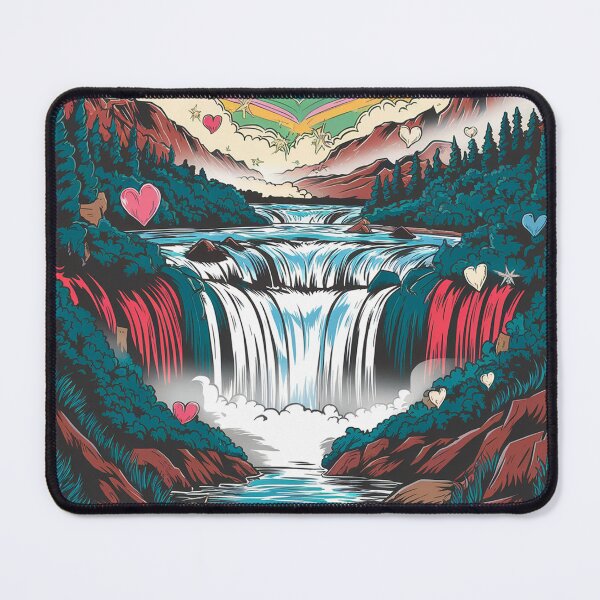 Item preview, Waterfall psychedelic. designed and sold by Lilashakti ⭐️ ⭐️ ⭐️ ⭐️ ⭐️.