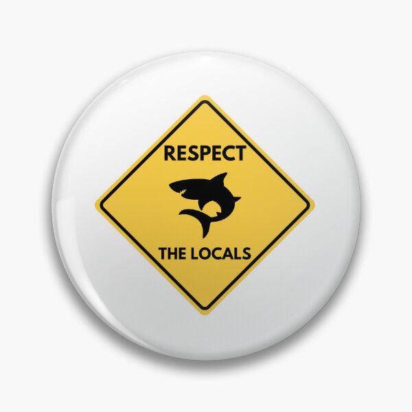 Item preview, Respect The Locals - Shark Diving designed and sold by Bra Art.